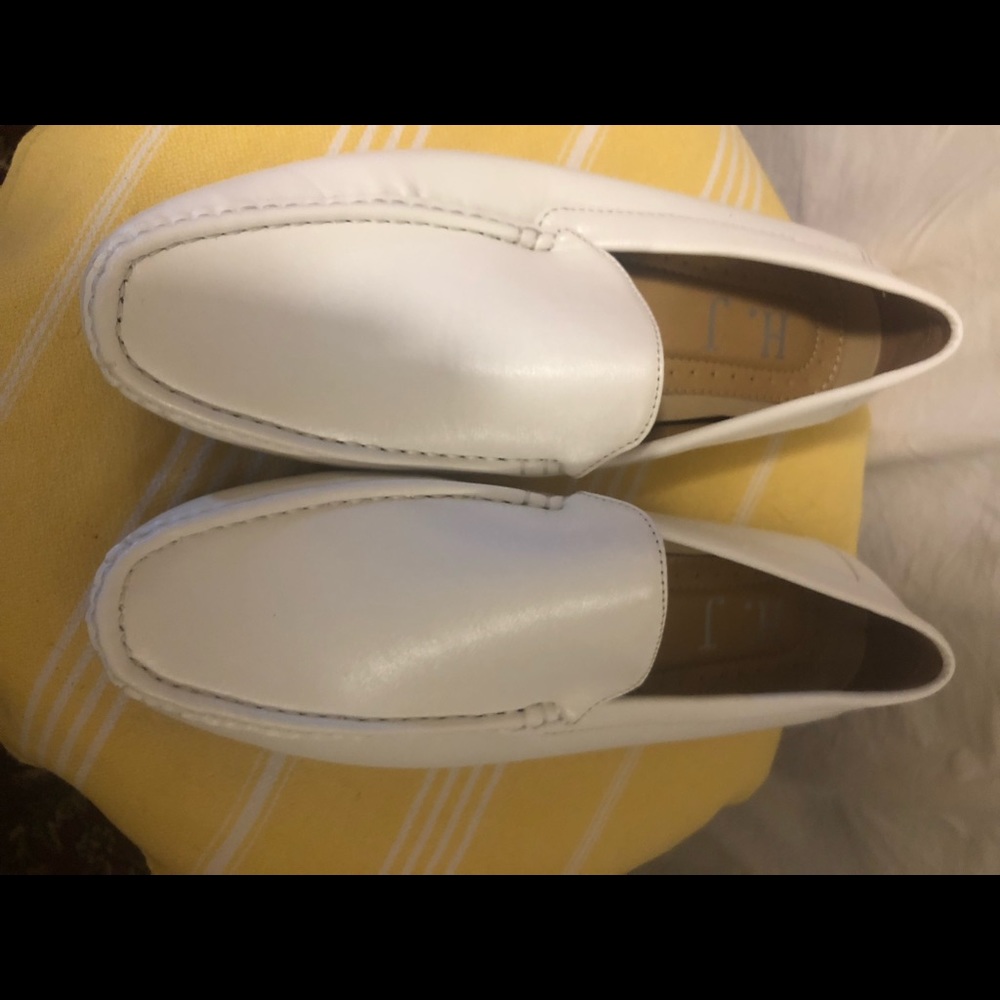 mens loafers white super comfy size 43, 10 1/2